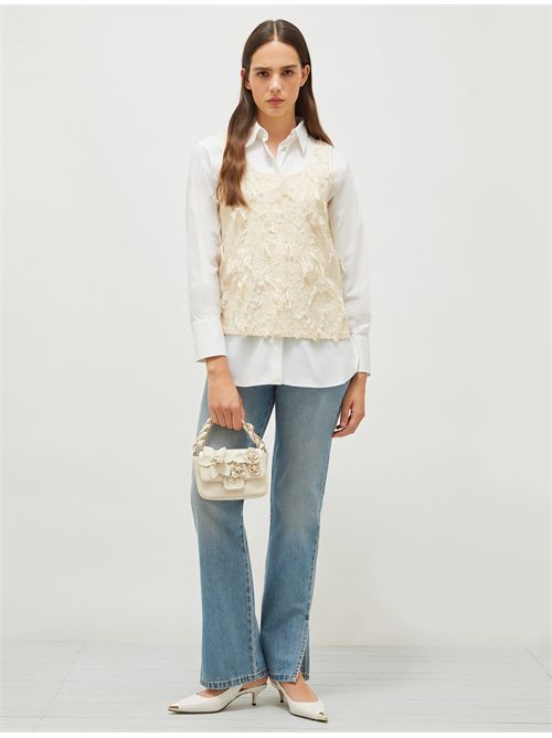 top woman ivory MARELLA | BRUNATE1060/001